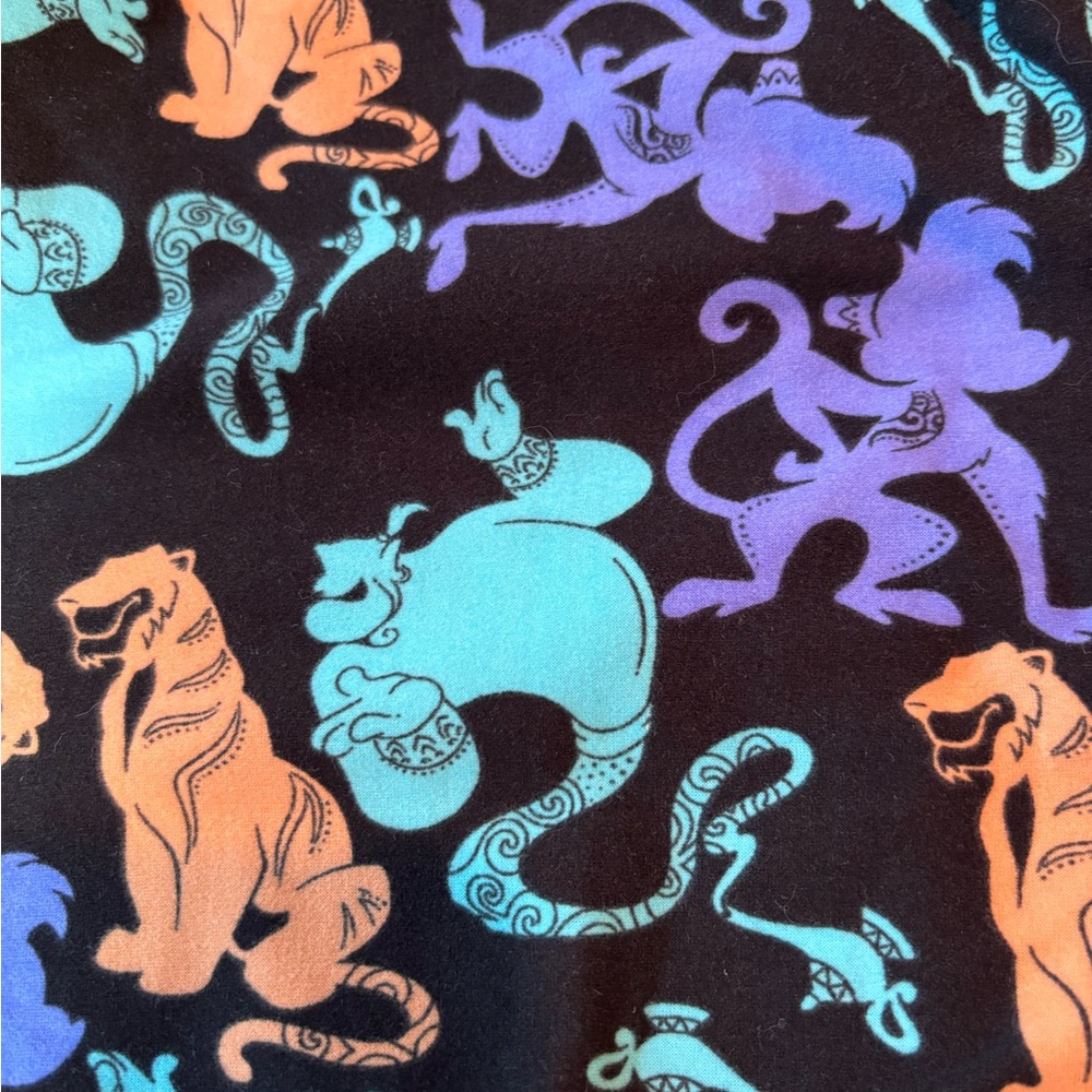 LuLaRoe Leggings Lot of 6 Cartoon & Disney Style Character Prints. Size 12* - Picture 2 of 10
